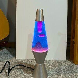 Lava lamp, blue and purple